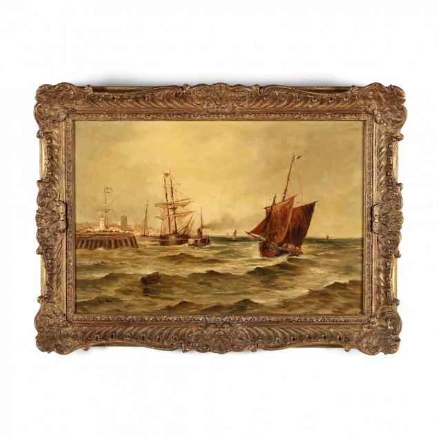 e-walbourn-english-19th-century-port-scene-with-ships
