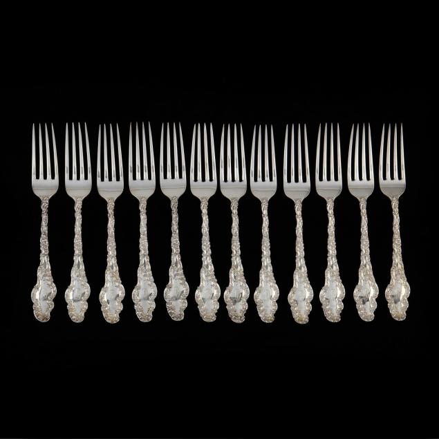 set-of-twelve-durgin-watteau-sterling-silver-forks