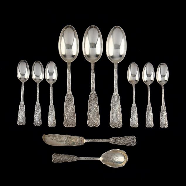 eleven-pieces-of-gorham-st-cloud-sterling-silver-flatware