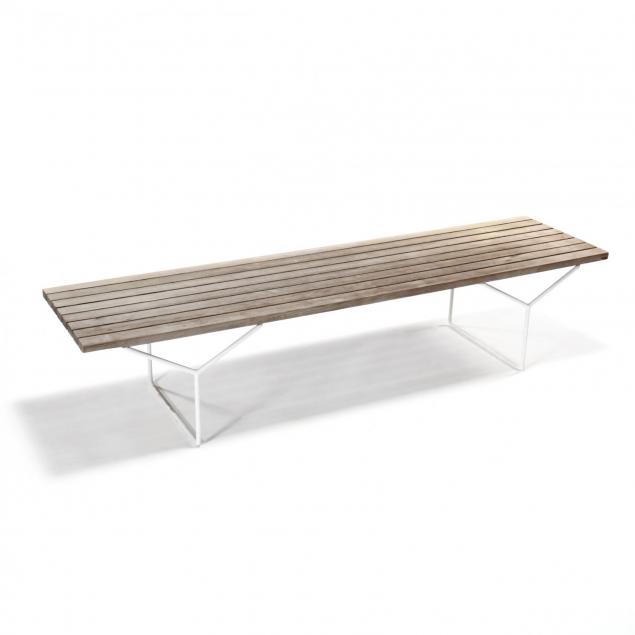 harry-bertoia-american-1915-1978-teak-bench