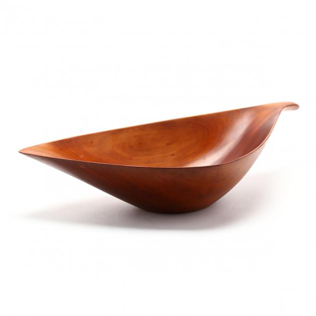emil-milan-nj-pa-1922-1985-modernist-lapacho-wood-bowl