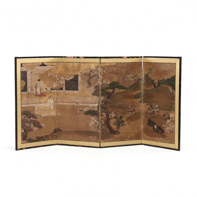 a-japanese-four-panel-folding-screen