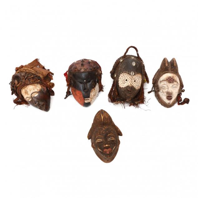 five-african-tribal-masks