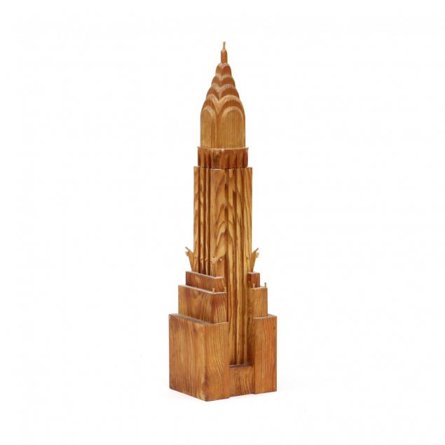 vintage-carved-model-of-the-chrysler-building