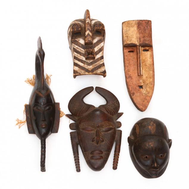 five-african-tribal-masks