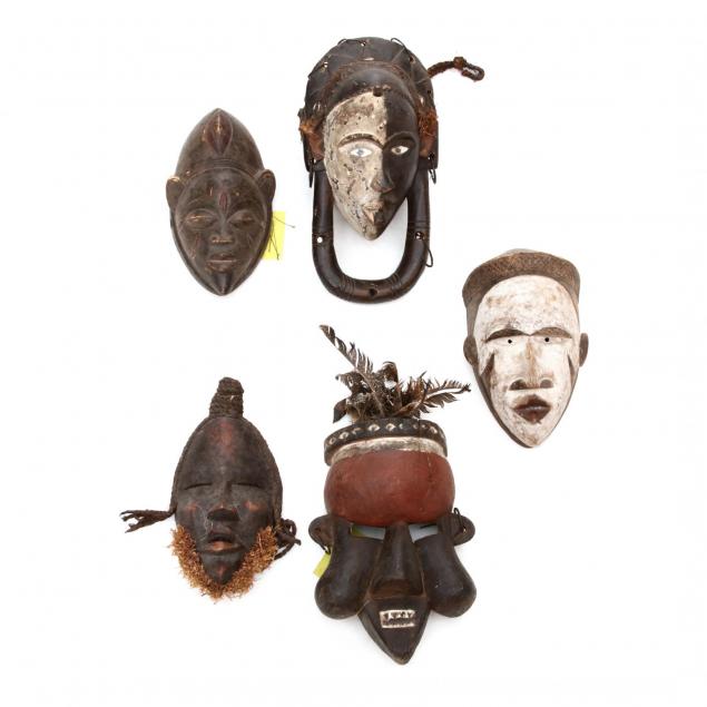 five-african-tribal-masks