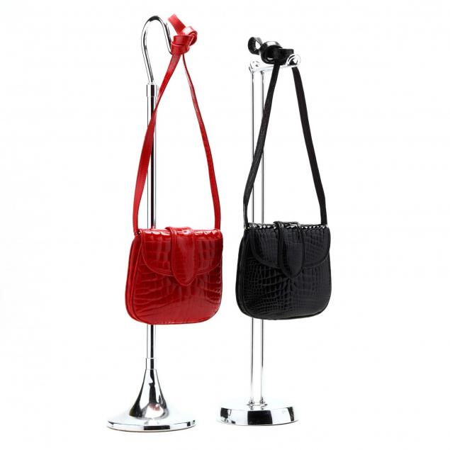 two-petite-alligator-shoulder-bags-lana-marks