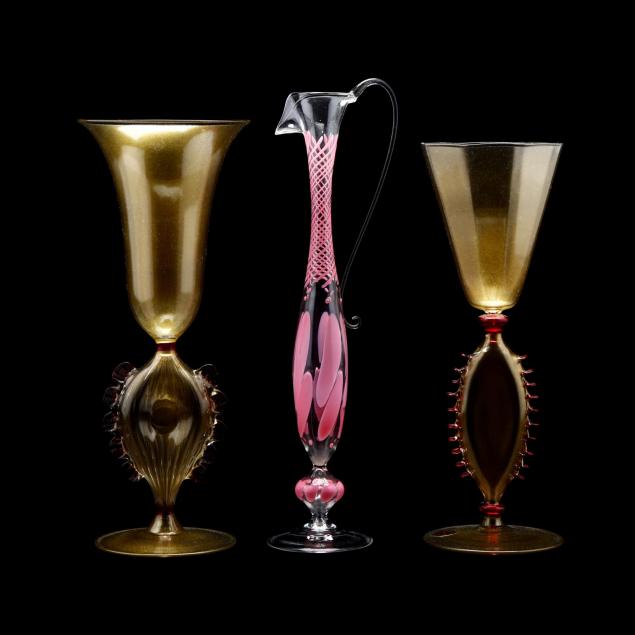 three-murano-art-glass-stems