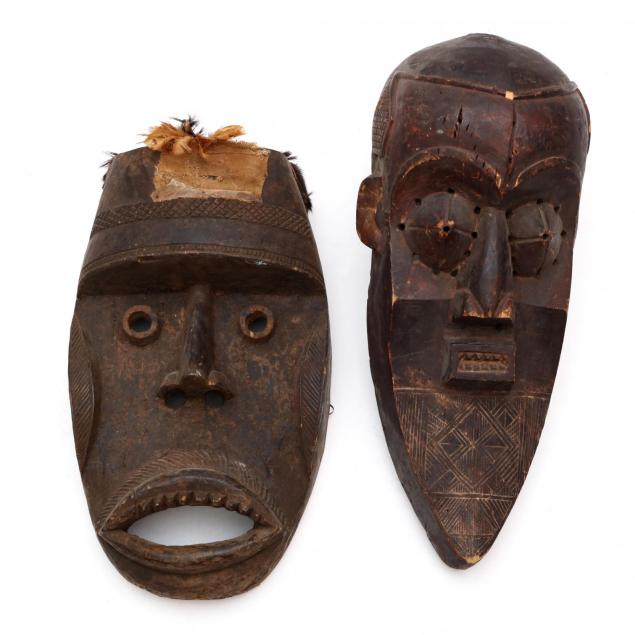 two-african-tribal-masks