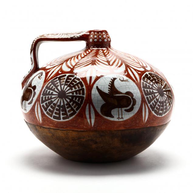 large-italian-art-pottery-ewer