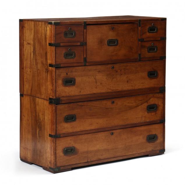 george-iii-mahogany-campaign-chest-on-chest-with-butler-s-desk