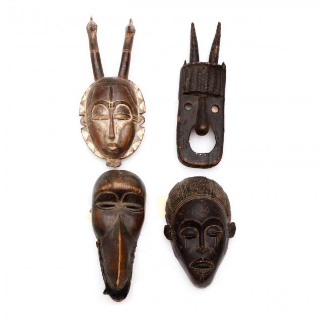 four-african-tribal-masks