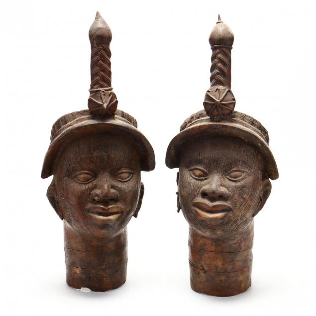 two-african-ife-bronze-heads-both-male
