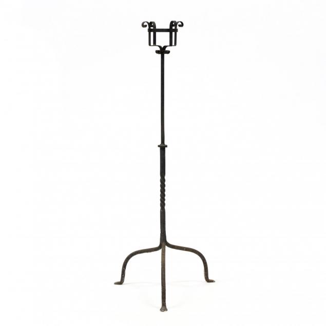 vintage-spanish-renaissance-style-iron-torchiere