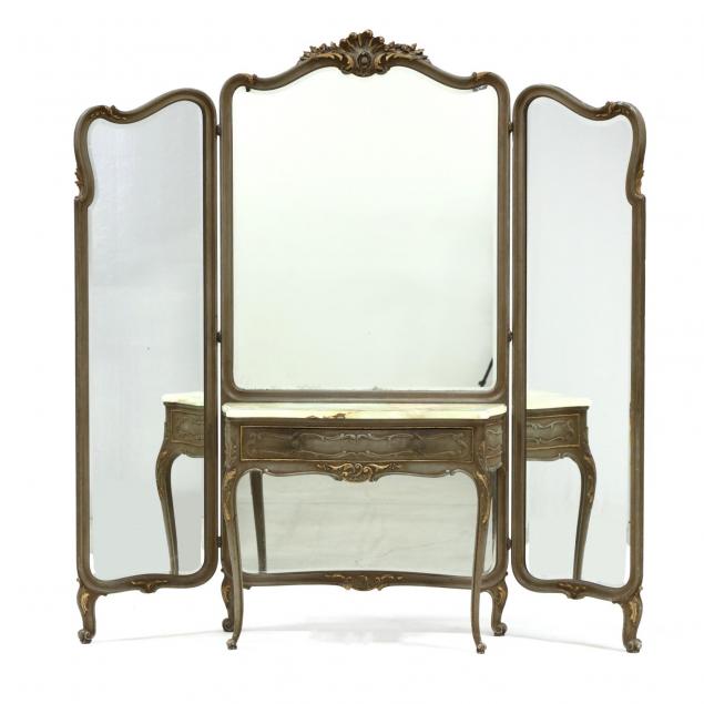 french-provincial-style-tripart-stone-top-vanity