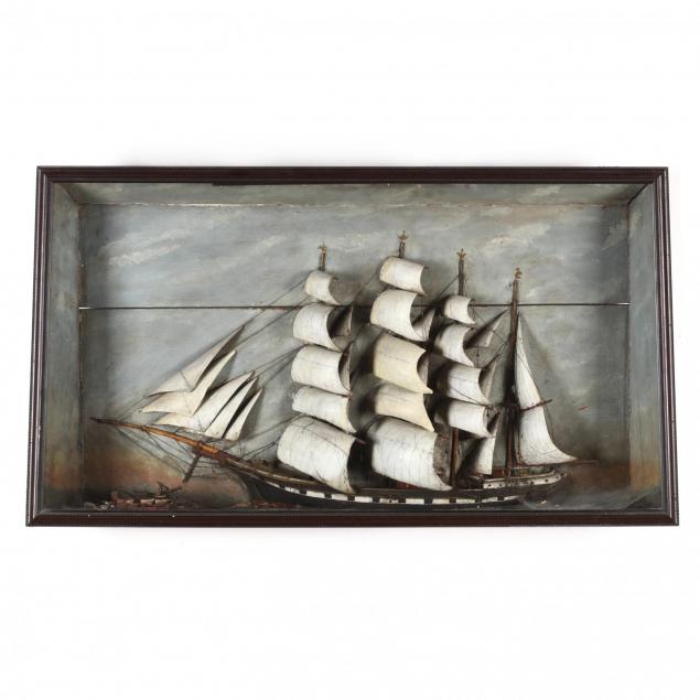 half-hull-full-rigged-ship-diorama