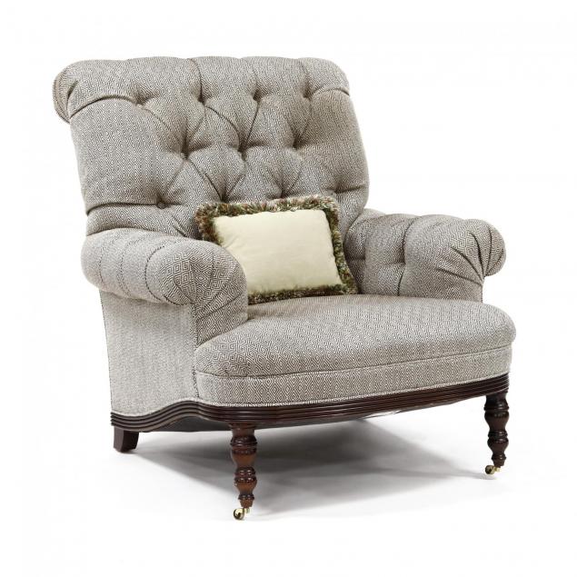 baker-overupholstered-library-chair