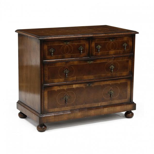 holland-co-william-and-mary-style-oyster-veneered-chest-of-drawers