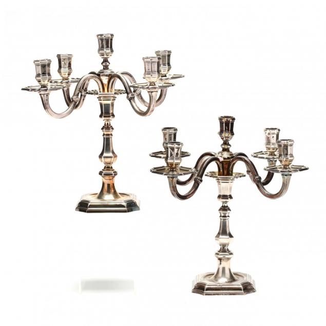 a-pair-of-sterling-silver-five-light-candelabra