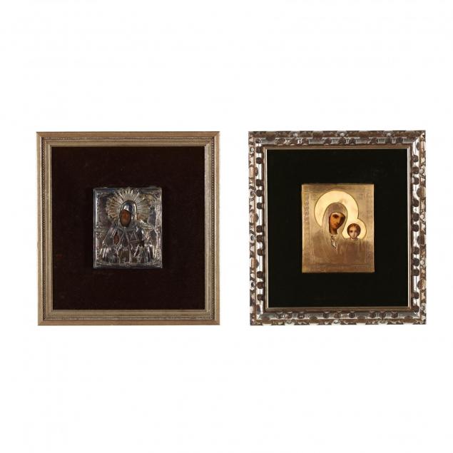 two-antique-russian-icons