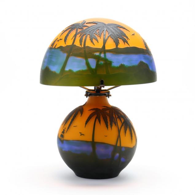 after-galle-cameo-glass-table-lamp