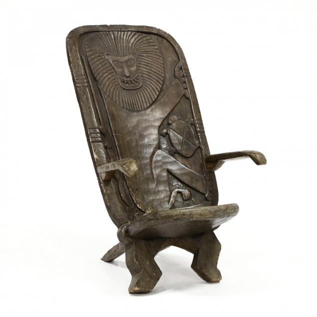 carved-wood-african-chair