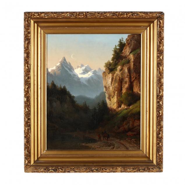 karl-josef-kuwasseg-austrian-french-1802-1877-an-alpine-pass