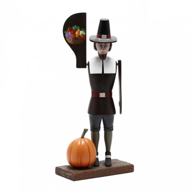 folk-art-whirligig-of-a-pilgrim-i-the-first-thanksgiving-i-nicolas-arena