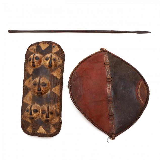 two-african-shields-and-one-spear