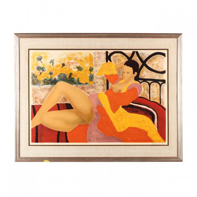 alain-bonnefoit-french-born-1937-untitled-reclining-nude