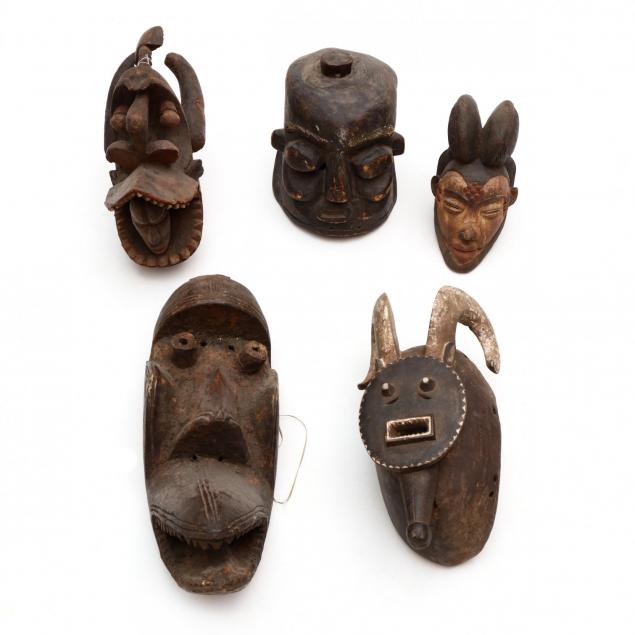 five-african-tribal-masks