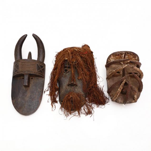 three-large-african-tribal-masks