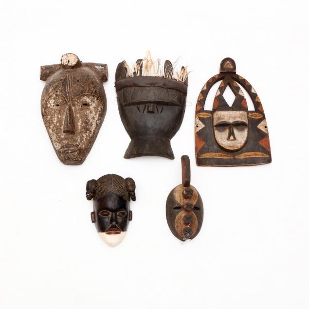 five-african-tribal-masks