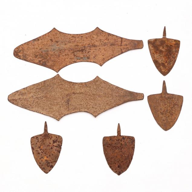 six-african-iron-currency-blades