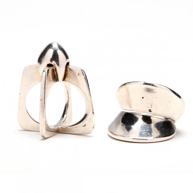 a-georg-jensen-sterling-ring-and-a-modernist-ring