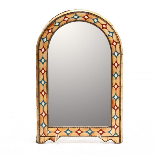 moroccan-arched-henna-bone-wall-mirror