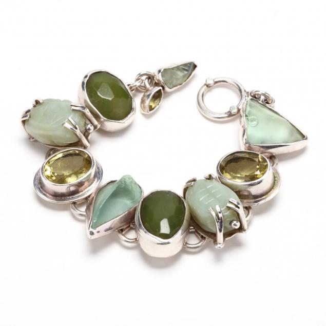 sterling-silver-multi-gemstone-bracelet