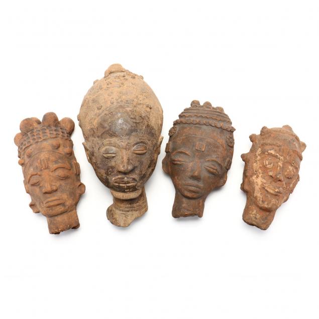 four-african-terracotta-heads