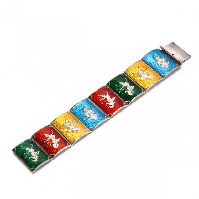 sterling-silver-enamel-siam-bracelet