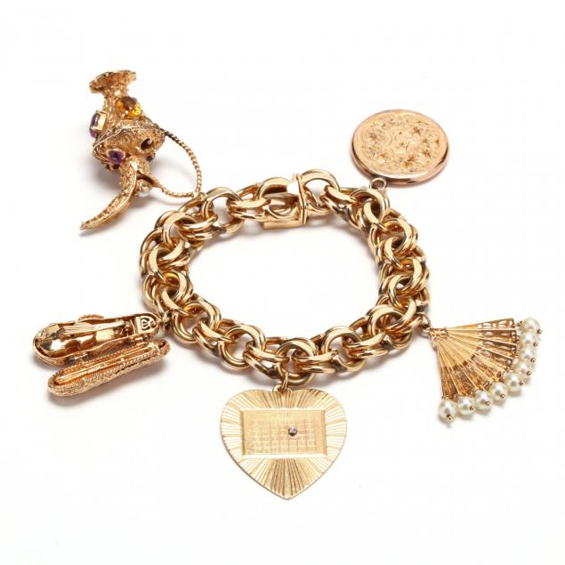 14kt-gold-charm-bracelet