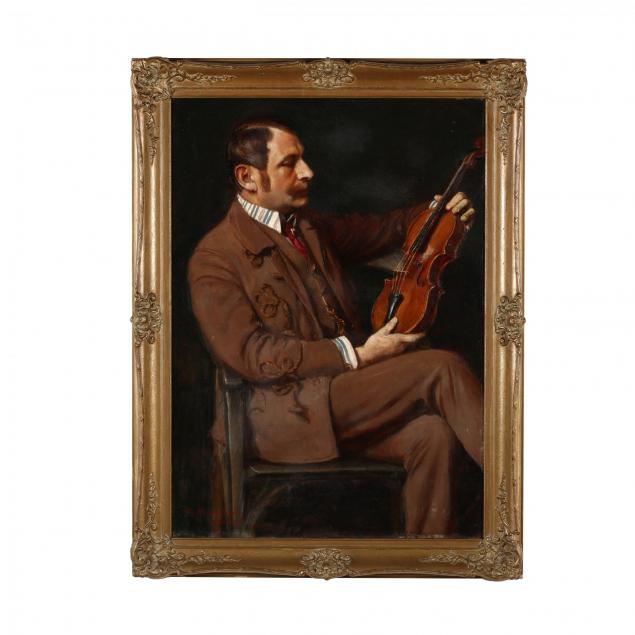 theodor-bohnenberger-german-1868-1941-portrait-of-a-man-with-violin