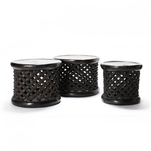 three-graduated-bamileke-king-stools