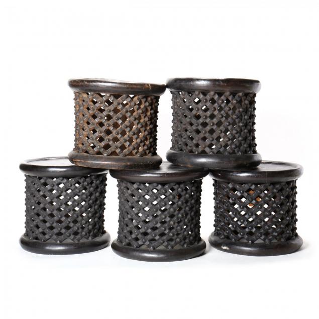 five-bamileke-king-stools