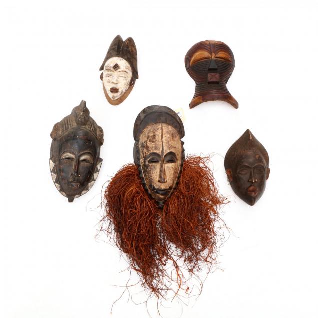 five-african-tribal-masks