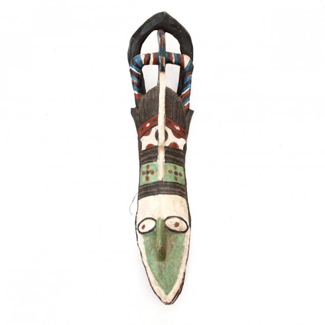 large-african-polychrome-zoomorhpic-tribal-mask