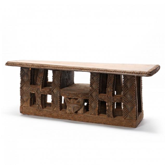 african-carved-wood-low-bench