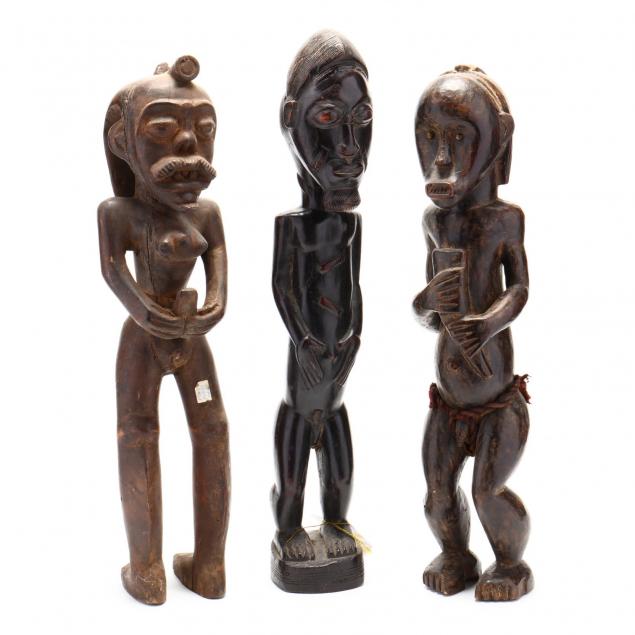 three-african-ancestor-figures