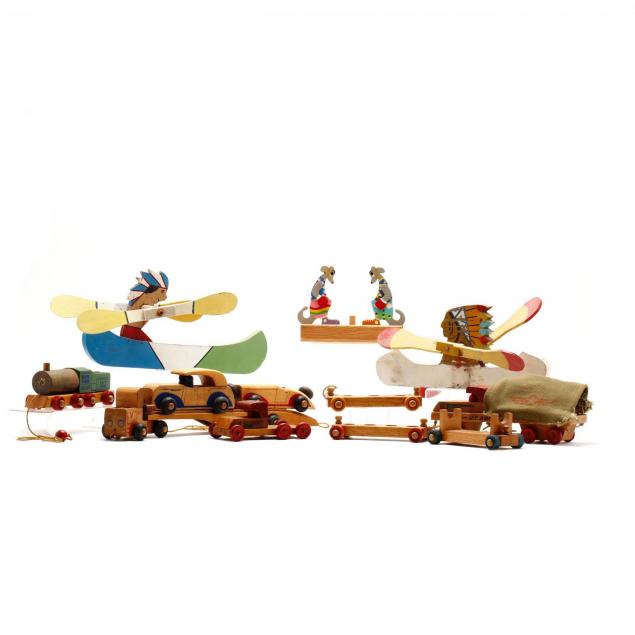 a-group-of-vintage-wooden-toys