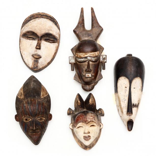 fang-punu-kwele-igbo-and-senufo-tribal-carved-masks
