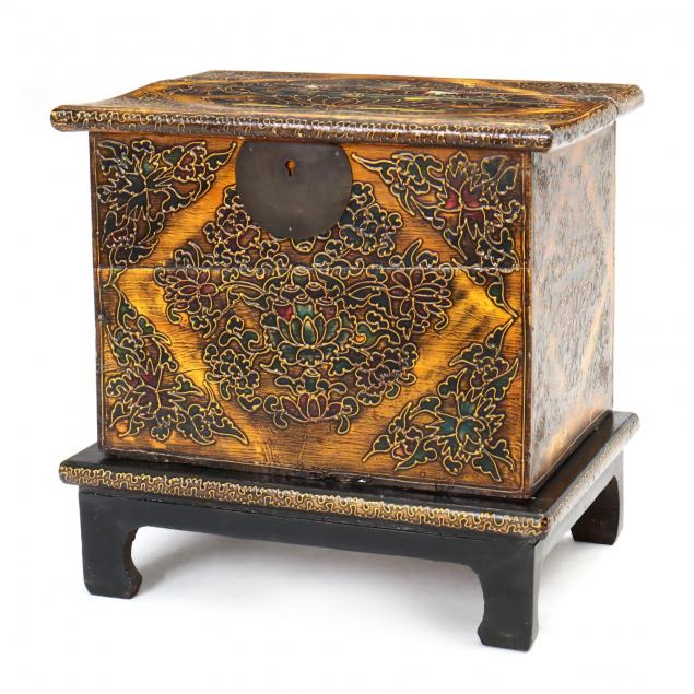 tibetan-diminutive-painted-storage-box-on-stand